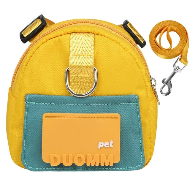 Doggy Backpack Harness w/Treat Pouch & Bag Dispenser