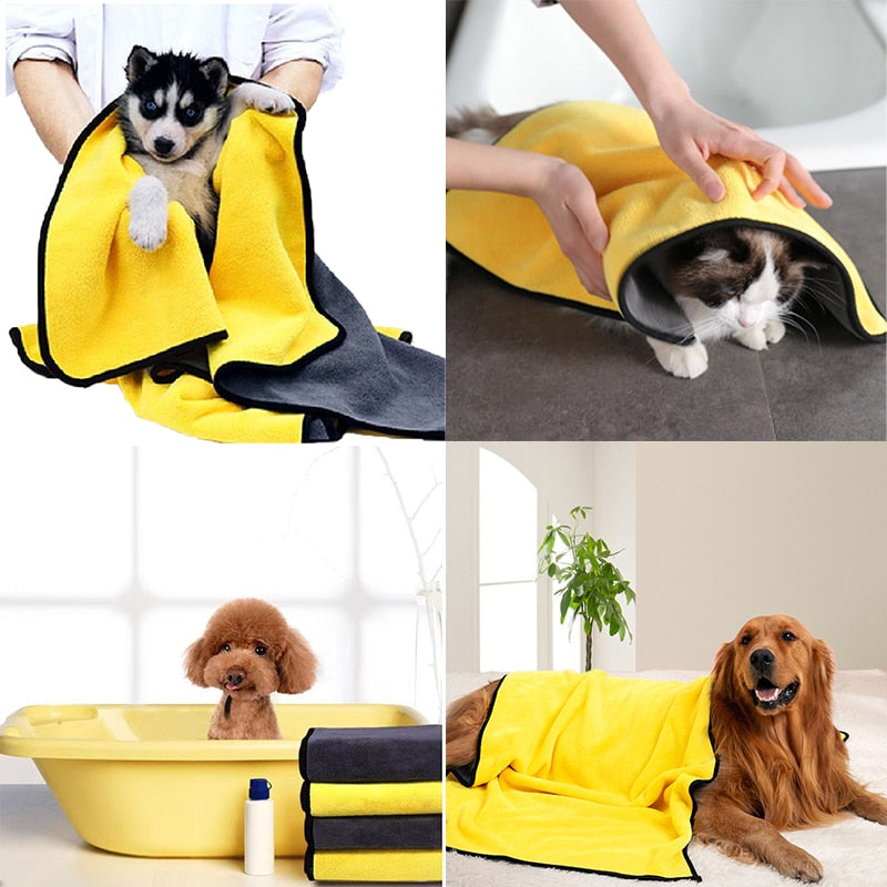 Towel for Pets - Quick-Drying Microfiber